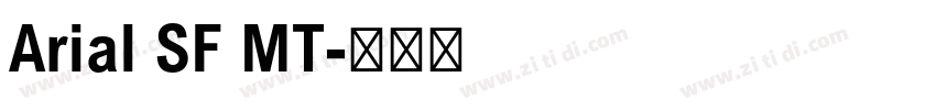 Arial SF MT字体转换